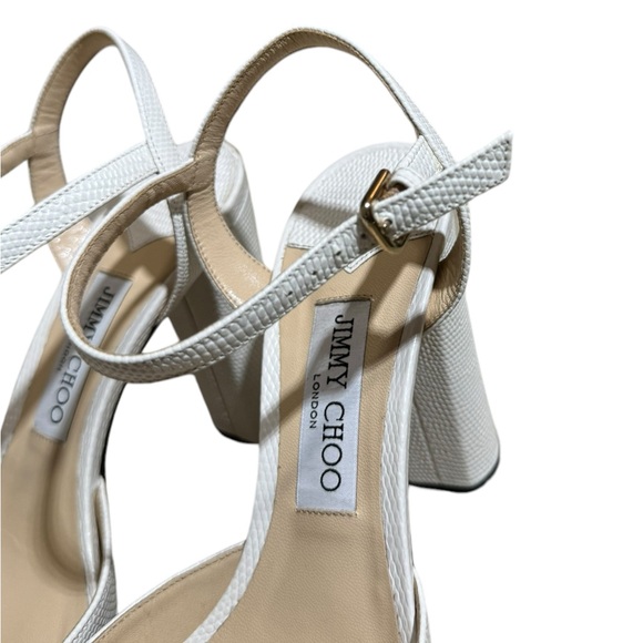 Jimmy Choo Peachy Platform Heels - Picture 5 of 9
